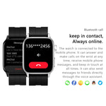 GT22 Schermo TFT da 1,85 pollici Orologio intelligente per la salute della fascia in silicone, supporto per chiamata Bluetooth / Plateau Ossigeno nel sangue / Temperatura corporea / Aritmia / Monitoraggio della frequenza cardiaca TI, Silicone Band (Bla...