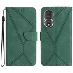 Custodia per telefono in pelle goffrata con cuciture, For Honor 80, For Honor 80 Pro, For Honor X5 4G, For Honor X9a 5G /Magic5 Lite