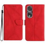 Custodia per telefono in pelle goffrata con cuciture, For Honor 80, For Honor 80 Pro, For Honor X5 4G, For Honor X9a 5G /Magic5 Lite