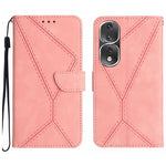 Custodia per telefono in pelle goffrata con cuciture, For Honor 80, For Honor 80 Pro, For Honor X5 4G, For Honor X9a 5G /Magic5 Lite