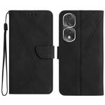 Custodia per telefono in pelle goffrata con cuciture, For Honor 80, For Honor 80 Pro, For Honor X5 4G, For Honor X9a 5G /Magic5 Lite