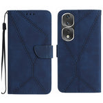 Custodia per telefono in pelle goffrata con cuciture, For Honor 80, For Honor 80 Pro, For Honor X5 4G, For Honor X9a 5G /Magic5 Lite