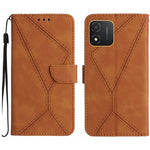 Custodia per telefono in pelle goffrata con cuciture, For Honor 80, For Honor 80 Pro, For Honor X5 4G, For Honor X9a 5G /Magic5 Lite