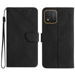 Custodia per telefono in pelle goffrata con cuciture, For Honor 80, For Honor 80 Pro, For Honor X5 4G, For Honor X9a 5G /Magic5 Lite