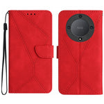 Custodia per telefono in pelle goffrata con cuciture, For Honor 80, For Honor 80 Pro, For Honor X5 4G, For Honor X9a 5G /Magic5 Lite