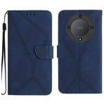 Custodia per telefono in pelle goffrata con cuciture, For Honor 80, For Honor 80 Pro, For Honor X5 4G, For Honor X9a 5G /Magic5 Lite