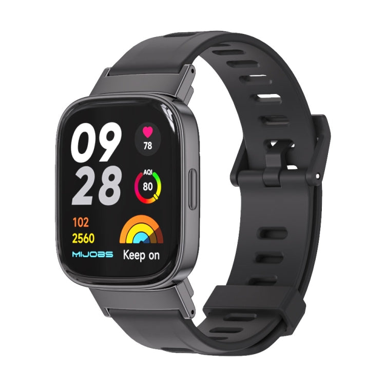 Cinturino per orologio in TPU traspirante con foro piatto Mijobs, For Redmi Watch 3