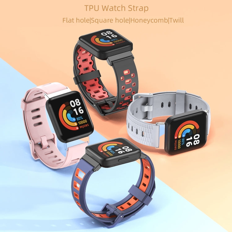 Cinturino per orologio in TPU traspirante con foro piatto Mijobs, For Redmi Watch 3