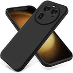 Custodia per telefono antiurto in silicone liquido di colore puro, For OPPO Find X6