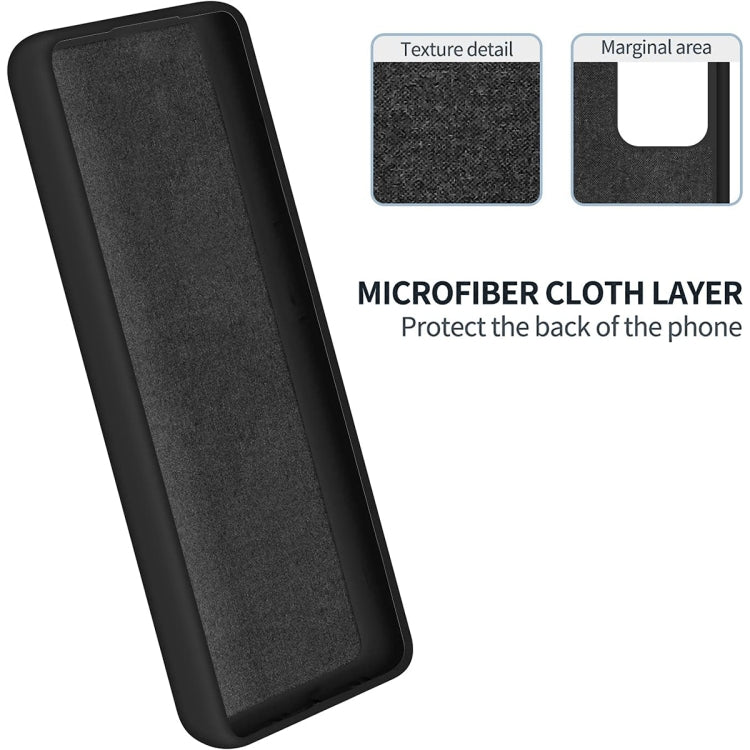 Custodia per telefono antiurto in silicone liquido di colore puro, For OPPO Find X6