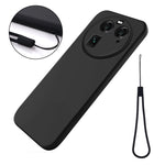 Custodia per telefono antiurto in silicone liquido di colore puro, For OPPO Find X6