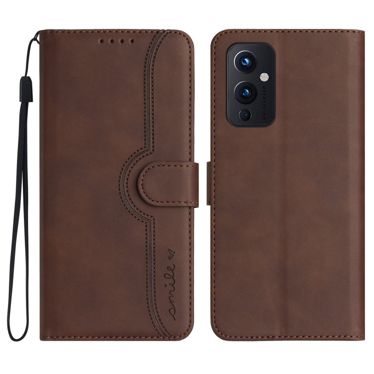 Custodia per cellulare in pelle con motivo a cuore, For OnePlus 9 Pro, For OnePlus 9, For OnePlus 8 Pro