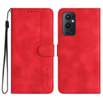 Custodia per cellulare in pelle con motivo a cuore, For OnePlus 9 Pro, For OnePlus 9, For OnePlus 8 Pro