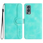 Custodia per cellulare in pelle con motivo a cuore, For OnePlus Ace 5 / 13R Global, For OnePlus 12, For OnePlus Ace 2V, For OnePlus Nord 2 5G