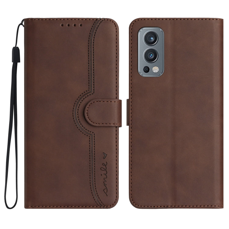 Custodia per cellulare in pelle con motivo a cuore, For OnePlus Ace 5 / 13R Global, For OnePlus 12, For OnePlus Ace 2V, For OnePlus Nord 2 5G