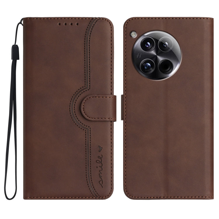 Custodia per cellulare in pelle con motivo a cuore, For OnePlus Ace 5 / 13R Global, For OnePlus 12, For OnePlus Ace 2V, For OnePlus Nord 2 5G
