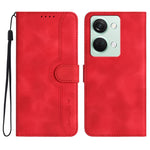 Custodia per cellulare in pelle con motivo a cuore, For OnePlus Ace 5 / 13R Global, For OnePlus 12, For OnePlus Ace 2V, For OnePlus Nord 2 5G