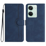 Custodia per cellulare in pelle con motivo a cuore, For OnePlus Ace 5 / 13R Global, For OnePlus 12, For OnePlus Ace 2V, For OnePlus Nord 2 5G