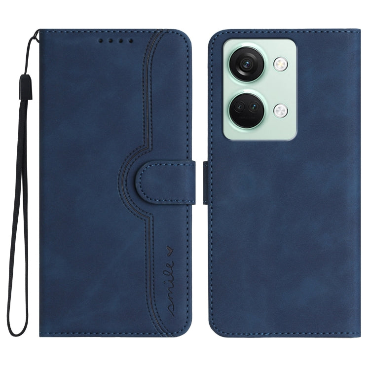 Custodia per cellulare in pelle con motivo a cuore, For OnePlus Ace 5 / 13R Global, For OnePlus 12, For OnePlus Ace 2V, For OnePlus Nord 2 5G