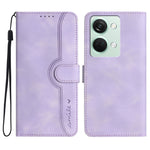 Custodia per cellulare in pelle con motivo a cuore, For OnePlus Ace 5 / 13R Global, For OnePlus 12, For OnePlus Ace 2V, For OnePlus Nord 2 5G