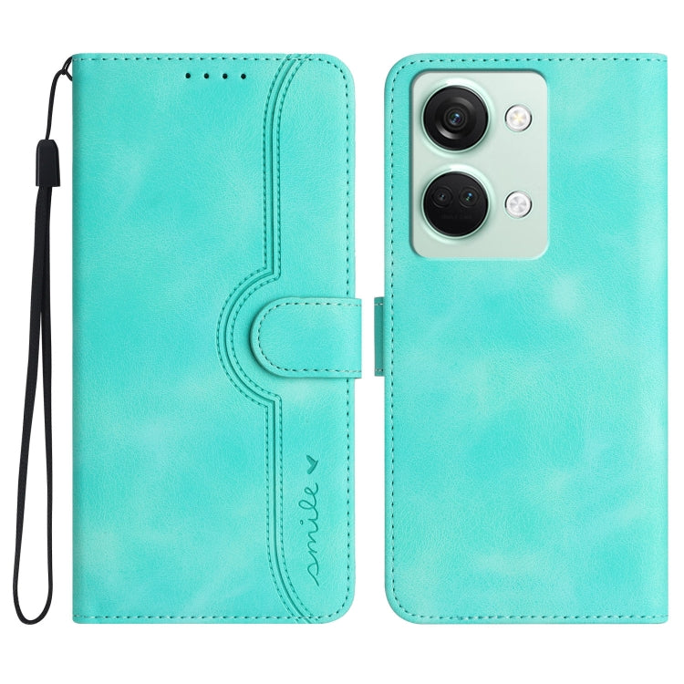 Custodia per cellulare in pelle con motivo a cuore, For OnePlus Ace 5 / 13R Global, For OnePlus 12, For OnePlus Ace 2V, For OnePlus Nord 2 5G