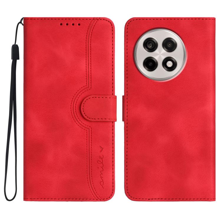 Custodia per cellulare in pelle con motivo a cuore, For OnePlus Ace 5 / 13R Global, For OnePlus 12, For OnePlus Ace 2V, For OnePlus Nord 2 5G