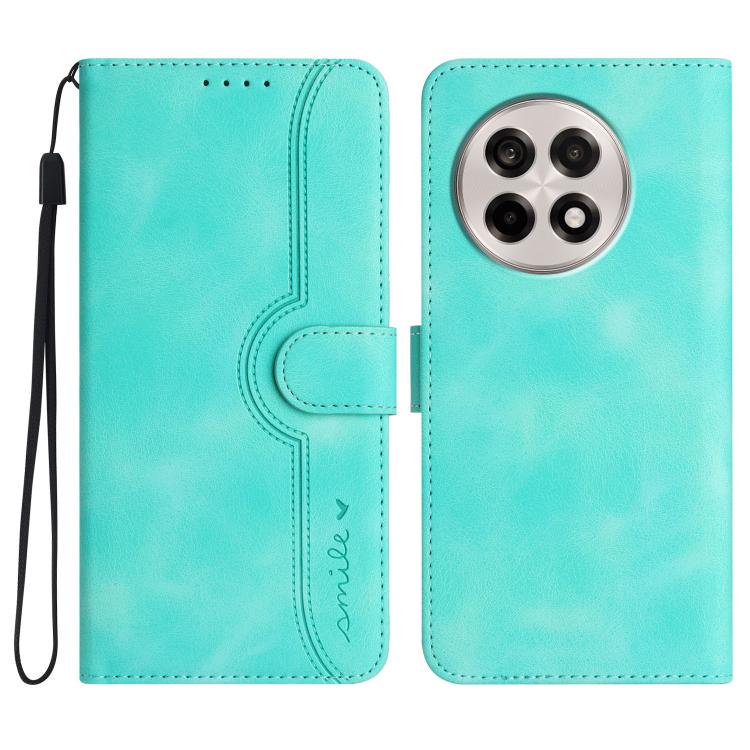 Custodia per cellulare in pelle con motivo a cuore, For OnePlus Ace 5 / 13R Global, For OnePlus 12, For OnePlus Ace 2V, For OnePlus Nord 2 5G