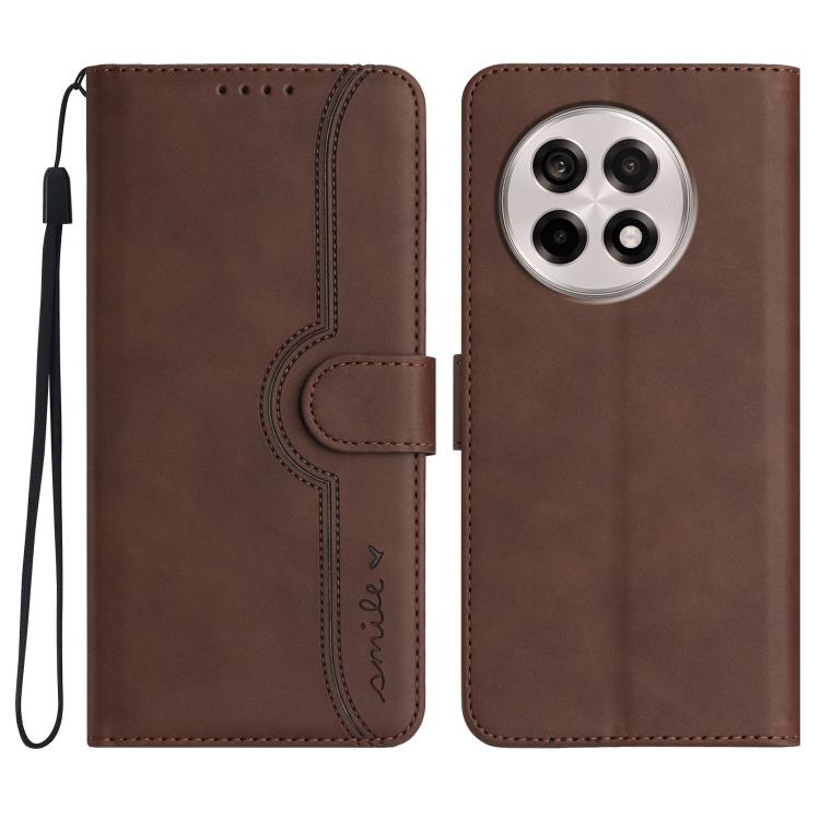 Custodia per cellulare in pelle con motivo a cuore, For OnePlus Ace 5 / 13R Global, For OnePlus 12, For OnePlus Ace 2V, For OnePlus Nord 2 5G