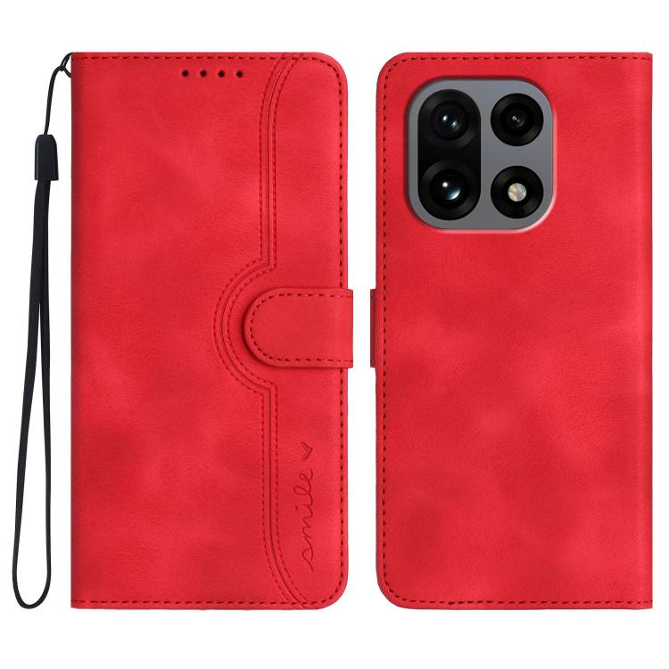 Custodia per cellulare in pelle con motivo a cuore, For OnePlus Turbo 6 / 6V, For OnePlus Ace 6, For OnePlus 15, For OnePlus 13T