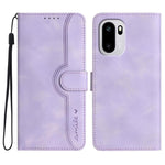 Custodia per cellulare in pelle con motivo a cuore, For OnePlus Turbo 6 / 6V, For OnePlus Ace 6, For OnePlus 15, For OnePlus 13T