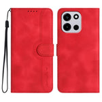Custodia per cellulare in pelle con motivo a cuore, For OnePlus Turbo 6 / 6V, For OnePlus Ace 6, For OnePlus 15, For OnePlus 13T
