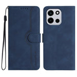 Custodia per cellulare in pelle con motivo a cuore, For OnePlus Turbo 6 / 6V, For OnePlus Ace 6, For OnePlus 15, For OnePlus 13T