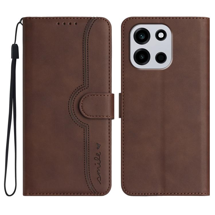 Custodia per cellulare in pelle con motivo a cuore, For OnePlus Turbo 6 / 6V, For OnePlus Ace 6, For OnePlus 15, For OnePlus 13T