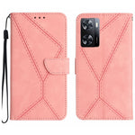 Custodia per telefono in pelle goffrata con cuciture, For OPPO A57 4G / A77 4G, For OPPO A78 5G, For OPPO Reno7 A JP, For OPPO Reno8 4G / Reno7 4G