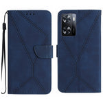 Custodia per telefono in pelle goffrata con cuciture, For OPPO A57 4G / A77 4G, For OPPO A78 5G, For OPPO Reno7 A JP, For OPPO Reno8 4G / Reno7 4G