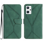 Custodia per telefono in pelle goffrata con cuciture, For OPPO A57 4G / A77 4G, For OPPO A78 5G, For OPPO Reno7 A JP, For OPPO Reno8 4G / Reno7 4G