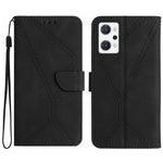 Custodia per telefono in pelle goffrata con cuciture, For OPPO A57 4G / A77 4G, For OPPO A78 5G, For OPPO Reno7 A JP, For OPPO Reno8 4G / Reno7 4G