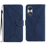 Custodia per telefono in pelle goffrata con cuciture, For OPPO Reno8 T 4G, For OPPO Reno8 T 5G/A1 Pro 5G, For OPPO Reno9/Reno9 Pro 5G, For OPPO Reno9 Pro+