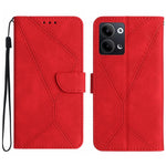 Custodia per telefono in pelle goffrata con cuciture, For OPPO Reno8 T 4G, For OPPO Reno8 T 5G/A1 Pro 5G, For OPPO Reno9/Reno9 Pro 5G, For OPPO Reno9 Pro+