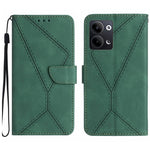 Custodia per telefono in pelle goffrata con cuciture, For OPPO Reno8 T 4G, For OPPO Reno8 T 5G/A1 Pro 5G, For OPPO Reno9/Reno9 Pro 5G, For OPPO Reno9 Pro+
