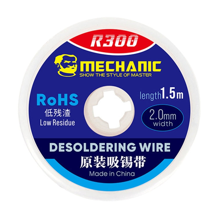 MECCANICO R300 Filo di stagno per aspirazione da 1,5 m, MECHANIC R300 1.5M 1MM, MECHANIC R300 1.5M 2MM, MECHANIC R300 1.5M 4MM