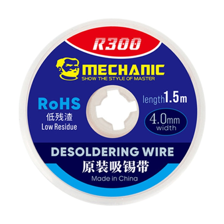 MECCANICO R300 Filo di stagno per aspirazione da 1,5 m, MECHANIC R300 1.5M 1MM, MECHANIC R300 1.5M 2MM, MECHANIC R300 1.5M 4MM