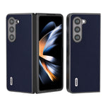 Custodia in vera pelle con bordo nero per Samsung Galaxy Z Flip6