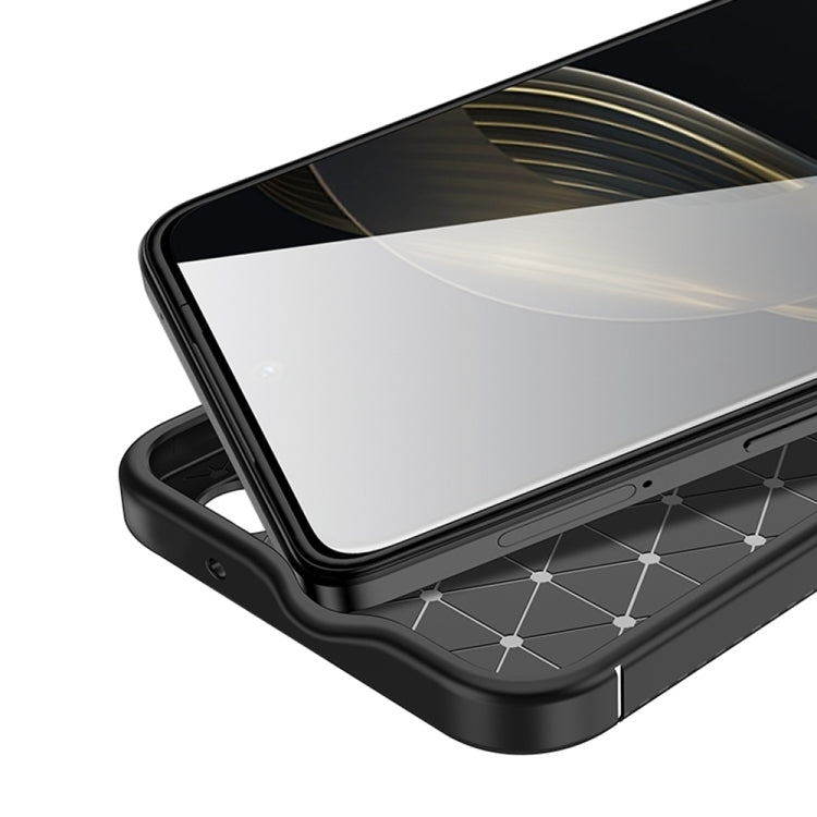 Custodia per telefono in TPU antiurto con struttura in fibra di carbonio, For Huawei nova 11, For Huawei nova 11 Pro