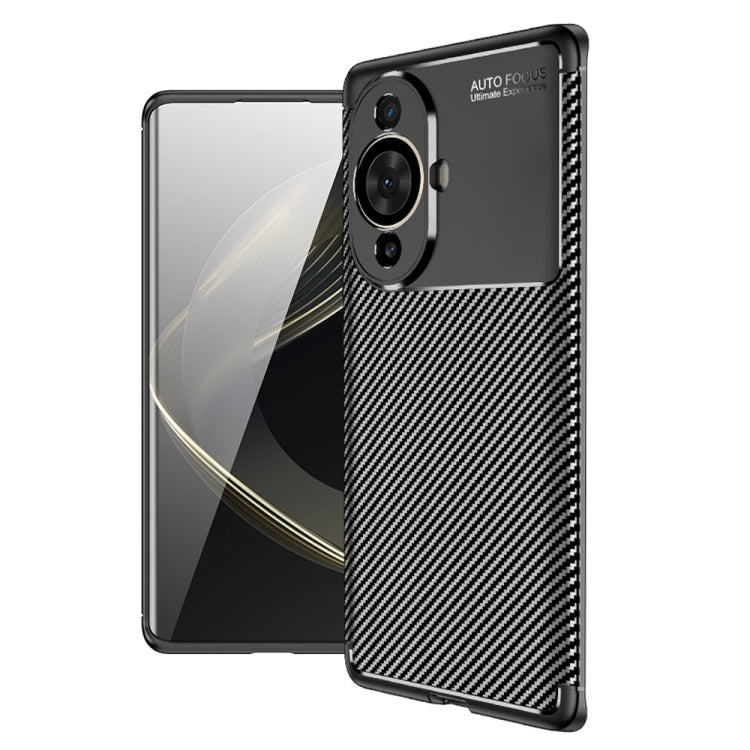 Custodia per telefono in TPU antiurto con struttura in fibra di carbonio, For Huawei nova 11, For Huawei nova 11 Pro