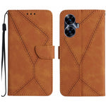 Custodia per telefono in pelle goffrata con cuciture, For Realme C31, For Realme C55, For Realme 9i / OPPO A36 4G, For Realme 10 4G