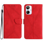 Custodia per telefono in pelle goffrata con cuciture, For Realme C31, For Realme C55, For Realme 9i / OPPO A36 4G, For Realme 10 4G