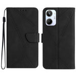 Custodia per telefono in pelle goffrata con cuciture, For Realme C31, For Realme C55, For Realme 9i / OPPO A36 4G, For Realme 10 4G