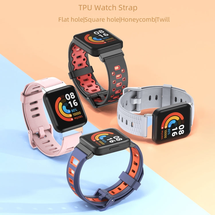Cinturino per orologio in TPU con trama a nido d'ape Mijobs, For Redmi Watch 3