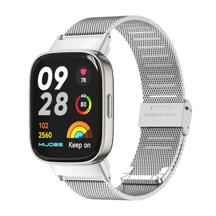 Cinturino per orologio in metallo con fibbia Mijobs Milan, For Redmi Watch 3